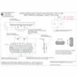 Lampa gabarit 105x45, LED, Stripe, galbena, cu suport, 12-24V, W128 904 Was