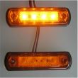 Lampa gabarit 110x31, LED, galbena, LD 676 Horpol