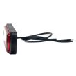Lampa gabarit 110x31, LED, rosie, W189 1339 Was