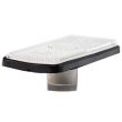 Lampa gabarit 110x45, bec, alba, incastrabila, cu mufa, 12-24V, MD-013-B Fristom