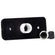 Lampa gabarit 110x45, bec, rosie, incastrabila, cu mufa si fire, 12-24V, MD-013-C/1 Fristom