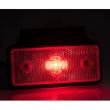 Lampa gabarit 110x45, LED, rosie, cu suport, 12-36V, MD-013 C+K Fristom 