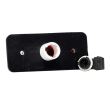 Lampa gabarit 110x45, bec, galbena, incastrabila, cu mufa, 12-24V, MD-013-Z Fristom  
