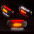Lampa gabarit 110x46 LED, cu protectie, 3 functii, alb-galben-rosu, FT-039 Fristom