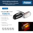 Lampa gabarit 110x46 LED, cu protectie, 3 functii, alb-galben-rosu, FT-039 Fristom