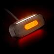 Lampa gabarit 110x46 LED, cu protectie, 3 functii, alb-galben-rosu, cu suport, FT-039 I LED Fristom