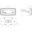 Lampa gabarit 110x50 LED, Hor116 LD 2762 Horpol