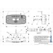 Lampa gabarit 111x52, LED, galbena, cu suport, LD180 Horpol
