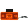 Lampa gabarit 116x66, LED, galbena, cu suport, 12-24V, W17D 101Z Was 