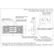 Lampa gabarit 116x66, LED, galbena, cu suport, 12-24V, W17D 101Z Was 
