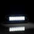 Lampa gabarit 120x27, Slim, 8 LED-uri, 2 garnituri, montare bullbar, alba, FT-073B LONG DARK Fristom