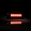 Lampa gabarit 120x27, Slim, 8 LED-uri, 2 garnituri, montare bullbar, rosie, FT-073C LONG DARK Fristom