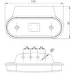 Lampa gabarit 118x46, LED, cu suport, galbena, 12-36V, cu mufa, FT-020 Z+K QS075 Fristom