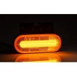 Lampa gabarit 124x51, LED, galbena, cu suport, 12-36V, FT-070-Z+K Fristom