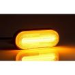 Lampa gabarit 124x51, LED, functie semnalizare, cu suport, galbena, 12-36V, FT-071-Z Fristom