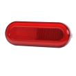 Lampa gabarit 124x49, LED, contur luminat, rosie, cu suport, 12-24V, W198 1400 Was