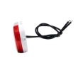 Lampa gabarit 124x49, LED, contur luminat, rosie, cu suport, 12-24V, W198 1400 Was