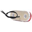 Lampa gabarit 124x49, LED, contur luminat, rosie, cu suport, 12-24V, W198 1400 Was