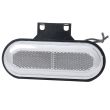 Lampa gabarit 124x49, LED, contur iluminat, cu suport, alba, W198 1401 Was
