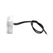 Lampa gabarit 124x49, LED, contur iluminat, cu suport, alba, W198 1401 Was