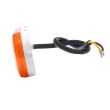Lampa gabarit 124x49, LED, cu semnalizare, contur iluminat, suport, galbena, W198 1420 Was