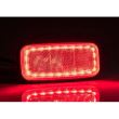 Lampa gabarit 125x60, LED, rosie, FT-075C Fristom