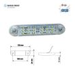 Lampa gabarit 130x24, 18 LED, alba, 12-24V, Yuce YP-138-B
