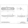 Lampa gabarit 133x27, LED, rosie, LD2334 Horpol