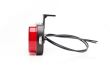 Lampa gabarit 134x53(71) cu suport, 20 LED-uri, rosie, cu proiectare lumina la sol, W240 1599 Was