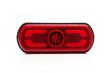 Lampa gabarit 134x53(71) cu suport, 20 LED-uri, rosie, cu proiectare lumina la sol, W240 1599 Was