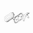 Lampa gabarit 134x53(71) cu suport, 20 LED-uri, galbena, cu proiectare lumina la sol, W240 1598 Was
