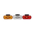 Lampa gabarit 134x53(71) cu suport, 20 LED-uri, galbena, cu proiectare lumina la sol, W240 1598 Was