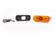 Lampa gabarit 134x53(71) cu suport, 20 LED-uri, galbena, cu proiectare lumina la sol, W240 1598 Was