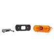 Lampa gabarit 134x53(71), cu suport, 20 LED-uri, galbena, cu semnalizare si proiectare lumina la sol, W240 1597 Was 