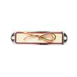 Lampa gabarit 155x37, rosie, cu rama cromata, 12-24V, Formplas FR1286CR