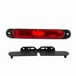 Lampa gabarit 170x23, LED, rosie, cu suport, 12-36V, cu catadioptru, FT-065 C+K Fristom