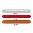 Lampa gabarit 225x28, LED, rosie, autoadeziva, 12-36V, FT-195C Fristom