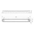 Lampa gabarit 242x27, LED, rosie, 12-36V FT-092 C Fristom