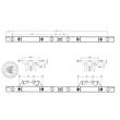 Lampa gabarit 535x28, LED Neon, alba, pozitie fata, catadioptru reflectorizant, cu suporti prindere, W259 2153 Was