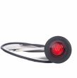 Lampa gabarit fi28, cu LED, incastrabila concava pentru Bullbar, rosie LD2633 Horpol