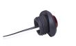 Lampa gabarit fi28, cu LED, incastrabila concava pentru Bullbar, rosie LD2633 Horpol