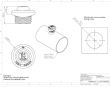 Lampa gabarit fi28, cu LED, incastrabila concava pentru Bullbar, rosie LD2633 Horpol