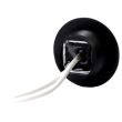 Lampa gabarit fi28, cu LED, incastrabila (fi19.6), rosie FT-074C Fristom