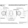Lampa gabarit cu brat 69.5mm, fi60, LED, cu suport cu picior, W56W 515 Was 