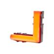Lampa gabarit 64x64, LED Neon, la 90°, rosie, pozitie spate, LEGO Contur W280 2492 Was