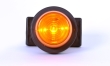 Lampa gabarit fi78, W74.3 547kr/II,LED, efect piramida, galbena, cu picior, 12-24V Was
