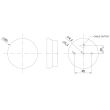 Lampa gabarit fi80, LED, rosie, 12-30V, FT-060 C Fristom