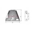 Lampa gabarit fi91, bec P21W, alba, 12-24V, W93 15 Was