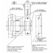 Lampa gabarit cu 2 functii, alb / rosu W140 1081/I Was