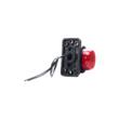 Lampa gabarit brat 60mm, Led NEON, galben cu rosu, stanga-dreapta, W74.2A LOGO 2260/II Was 